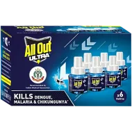 ALL OUT ULTRA REFILL | MOSQUITO KILLER | LIQUID VEPORISER | 45 ML | 6 PCS PACK