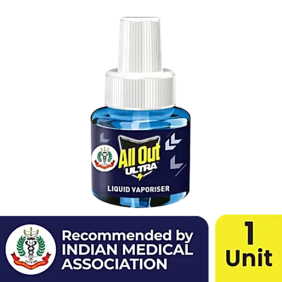 ALL OUT ULTRA REFILL | MOSQUITO KILLER | LIQUID VEPORISER | 45 ML | 1 PCS PACK