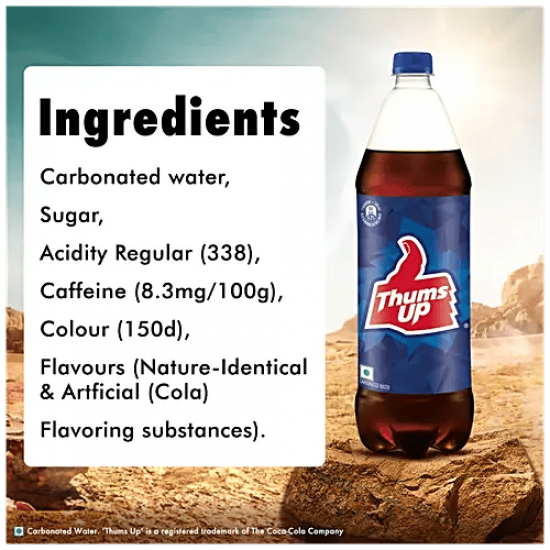 THUMS UP SOFT DRINK | CARBONATED WATER | COLD DRINK 2.25 LTR