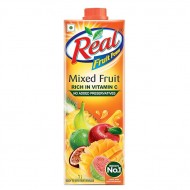 DABUR REAL FRUIT JUICE | MIXED FRUIT JUICE | RICH IN VITAMIN C | NO ADDED PRESERVATIVES | 1 LTR JUICE PACK