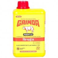 GAINDA BLACK PHENYLE | SURFACE CLEANER | BLACK DISINFECTANT PHENYLE | KILLS 99.9% GERMS | 1 LTR