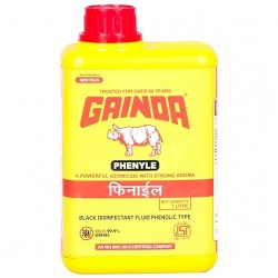 GAINDA BLACK PHENYLE | SURFACE CLEANER | BLACK DISINFECTANT PHENYLE | KILLS 99.9% GERMS | 450 ML