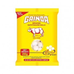 GAINDA NAPTHALENE BALLS | WHITE KAPOOR GOLI | 100 G