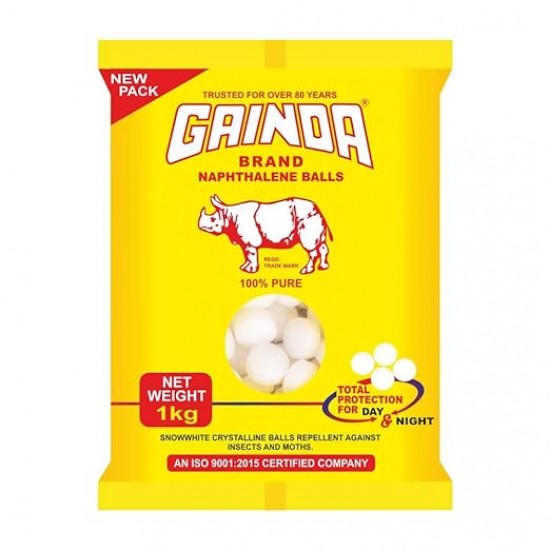 GAINDA NAPTHALENE BALLS | WHITE KAPOOR GOLI | 200 G