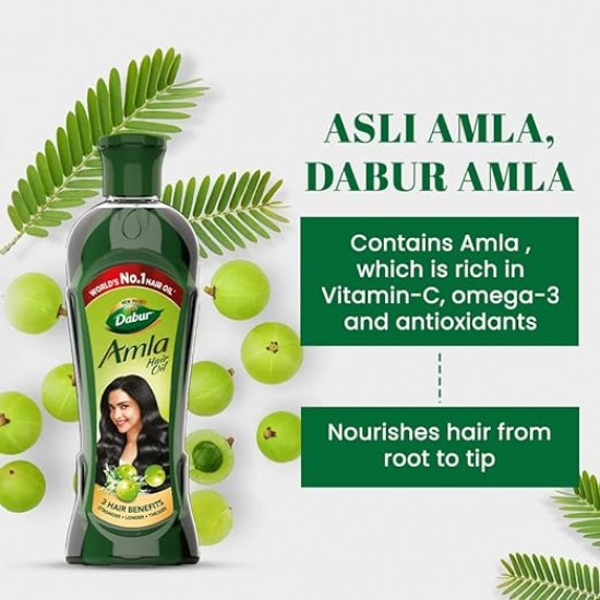 DABUR AMLA HAIR OIL| FOR STRONGER LONGER THICKER HAIR | 138 ML