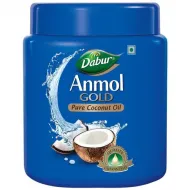 DABUR ANMOL GOLD COCONUT OIL | 100% PURE COCONUT OIL | 175 ML 