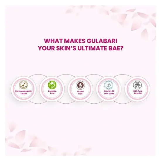 DABUR GULABARI GULAB JAL | PREMIUM ROSE WATER | ALL SKIN TYPE | 120 ML